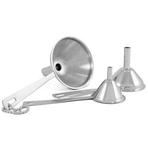Rsvp Endurance 18/8 Stainless Steel Mini Funnel - Set Of 3 : Target
