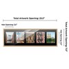 PosterPalooza | Natural Finish Collage Frame - Black Mat, 20 Frame Sizes to Choose From, UV Acrylic - 2 of 4