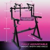 Liquid Stands Dual Piano Keyboard Stand w/ 2nd Tier Adjustable Arms - Z Style Piano Stand, Portable 2 Tier Sturdy Stand for 54 61 88 Key Piano & Synth - 2 of 4