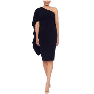XSCAPE Womens Draped Midi Dress - 1 of 1