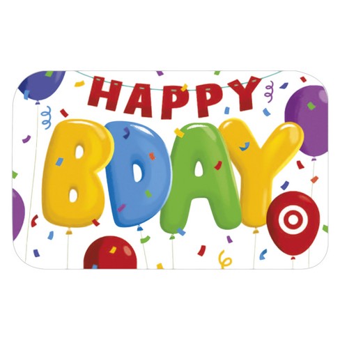 happy birthday gift card message