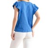 Women's Going Astray Ruffle Sleeve Tee - And The Why - 3 of 4