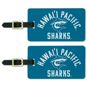 Hawaii Pacific University Shark Logo Luggage ID Tags Suitcase CarryOn Cards  Set of 2 - 1 of 4