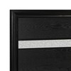 Passion Furniture Madrid Black Wood Frame Twin Panel Bed - 2 of 4