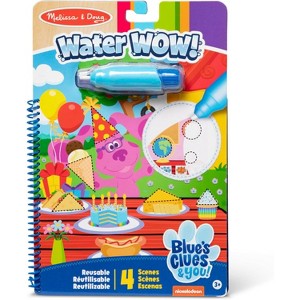 Melissa & Doug Blues Clues & You! Water Wow!! Shapes Water Reveal Travel Book | Activity Pad | 3+ | Gift for Boy or Girl - 1 of 1