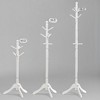 Solid Wood Coat Rack and Stand, Free Standing Hall Coat Tree with 10 Hooks for Hats, Bags, Purses, for Entryway, Hallway, Rubberwood - 4 of 4