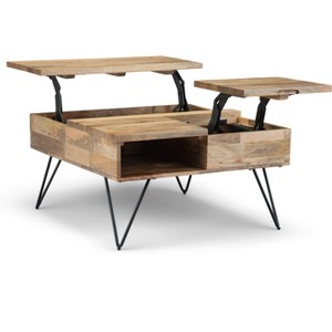 Hunter - Lift Top Square Coffee Table - Natural - 1 of 1