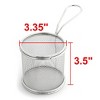 Unique Bargains Stainless Steel Cylinder French Fries Oil Sieve Strainers Fry Basket Frame 1Pc - 2 of 3