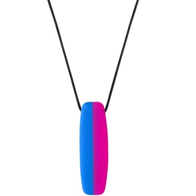 Chewigem Chewable Toggle Board, Pink/Blue Polished
