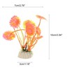Unique Bargains Aquarium Plastic Plants for Fish Tank Landscape Decoration Pink 10 Pcs - 4 of 4