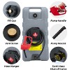 15 Gallon Gas Can, Portable Gas Storage Tank with LE Fluid Transfer Siphon Pump, Fuel Transfer Tanks with 10ft, Delivery Hose Diesel Fuel Can - 2 of 4