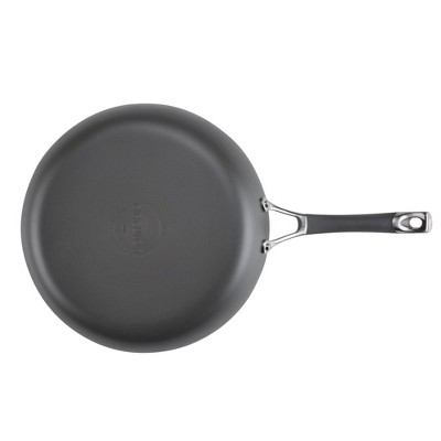 Circulon Radiance 12" Gray Aluminum Nonstick Deep Skillet with Lid