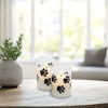 LumaBase Battery-Operated LED Glass Candles with Flickering Flame, Paw Print - Set of 2 - 2 of 4