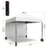 10x10 Pop Up Canopy with Sidewalls for Outdoor, Portable Outdoor Canopy with One Push Setup, Easy Set-Up Waterproof Pop Up Tent for Outdoor Party - 3 of 4
