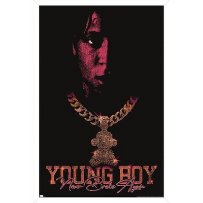 Trends International NBA Youngboy - Holy Framed Wall Poster Prints