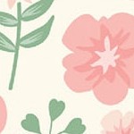 floral, hello little girl