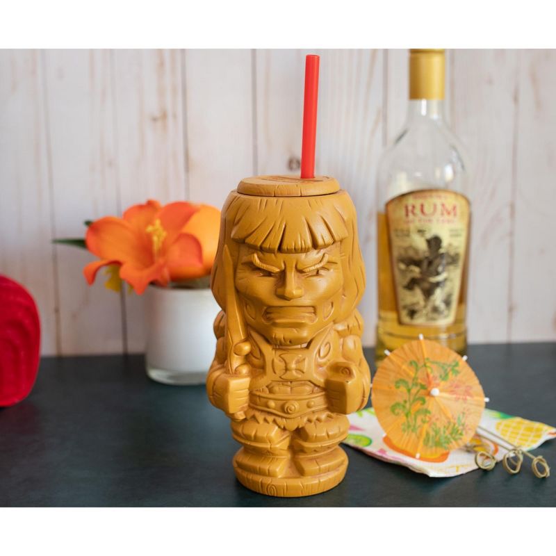 Beeline Creative Geeki Tikis Masters of the Universe He-Man Tumbler with Straw | Holds 25 Ounces, 4 of 7