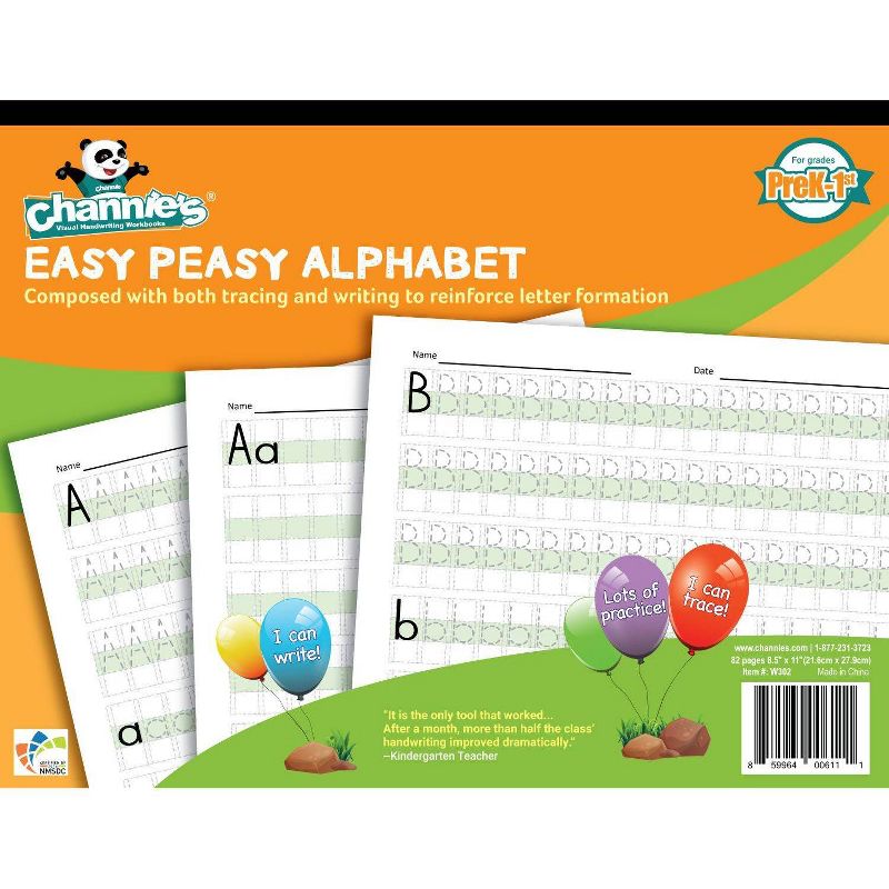 Channie&#39;s Easy Peasy Alphabet Workbook, 1 of 9