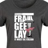 Women's - A Christmas Story - Ahhh Fra Gee Lay Must Be Italian Graphic T-shirt Dress - 2 of 4