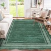 Scalloped Modern Abstract Area Rug Washable Rug for Living Room, Non-Slip Soft Carpet for Bedroom - 2 of 4