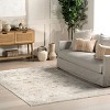 Nuloom Porter Medallion 4x6 Indoor Area Rug for Living Room Bedroom Dining Room Kitchen, Beige/Light Grey - 2 of 4