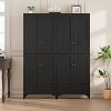 71 Inch Tall Storage Cabinet, Kitchen Pantry Cabinet 5 Tier Bathroom Cabinet with 4 Doors Adjustable Shelves for Kitchen, Dining Room, Bathroom - 2 of 4