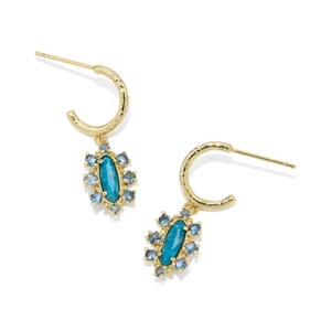 Kendra Scott Emma Crystal Framed Huggie Earring - 1 of 2