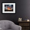 Trademark Fine Art - Marco Germinario Sunset In Arizona Matted Framed Art - 2 of 4
