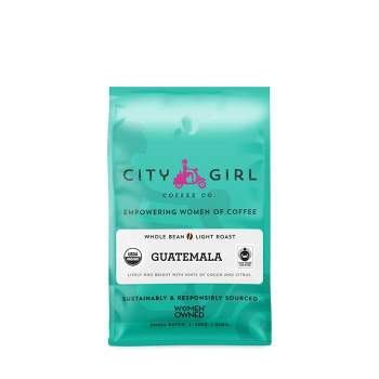 City Girl Coffee Organic Guatemala Café Femenino Medium Roast Whole Bean Coffee - 12oz