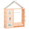 Qaba Kids Toy Storage Organizer with 2 Bins, Coat Hanger, Bookshelf and Toy Collection Shelves - 4 of 4