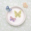 K&Company Antique Garden Dimensional Stickers - Fabric Butterfly, 8pcs - 4 of 4