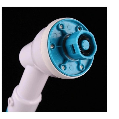 Extendable Cordless Power Scrubber with Synthetic Brushes