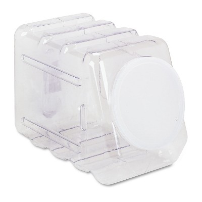 Pacon Interlocking Storage Container with Lid Clear Plastic 27660