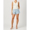 Women's Floral Ruched Tank Top - mystree - 2 of 4