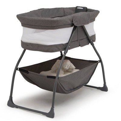 Image of Delta Children TravelMate Compact Fold Bassinet - Gray Tweed