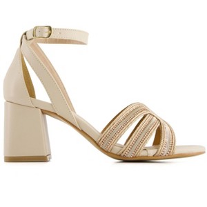 Andrea Women's Medium Heel Ankle Strap Sandals 65167 - 1 of 4