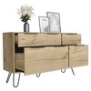 Treated Engineered Wood Double dressers with Superior Top and Soft-Close Hinges - 2 of 4