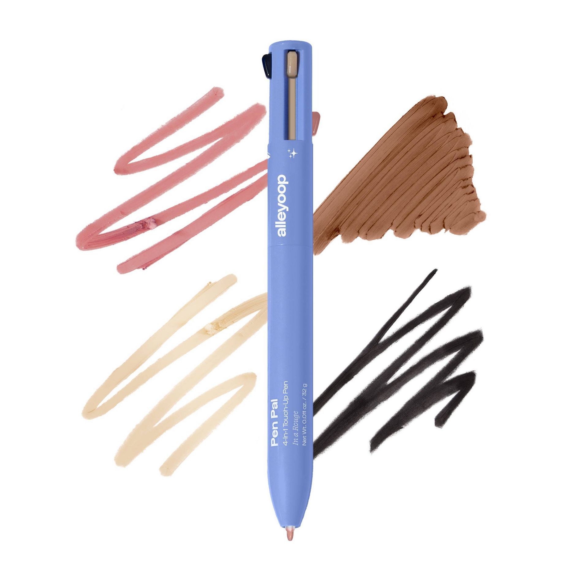 Alleyoop Pen Pal 4-in-1 Touch-Up Pen - In a Rouge - 0.63oz - Beauty Studio