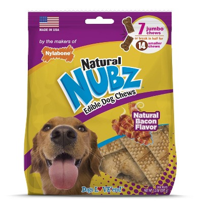Nylabone Nubz Bacon Dental Dog Treats - 21.06oz