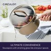 Circulon 10pc Premier Professional Nonstick Cookware Induction Pot and Pan Set Bronze - 3 of 4