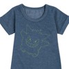 - Pokémon - Gengar Neon Graphic Short Sleeve Fleece Dress - 2 of 4