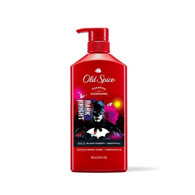Old Spice x Batman Shampoo, The Dark Knight Edition, Black Cherry & Nightfall Scent, for Fuller, Moisturized Hair, 21.9 fl oz