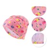 Unique Bargains Elasticity Plum Blossoms Pattern Swim Cap 5.91"x9.25" 1 Pc - 3 of 4