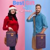 Tirrinia 4 Bottle Wine Tote Carrier, Insulated & Padded Portable Versatile Wine Carrying Cooler Tote Bag, Gifts for Wine Lovers - 4 of 4