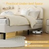 Twin Upholstered Bed Frame with Adjustable Headboard & Smart LED - 4 of 4
