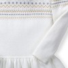 Hope & Henry Girls' Shawl Collar Drop Waist Dress (White Long Sleeve, 18-24 Months) - 3 of 4