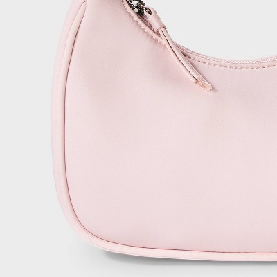 Girls' Metallic Ruffled Shoulder Bag - art class Light Pink - image 4