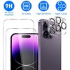 iMountek"2Pcs HD Clear Screen & Camera Lens Protectors for iPhone 12/13/14 Series, Full Coverage Tempered Glass"Transparent - 2 of 4
