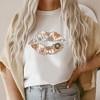 Simply Sage Market Women's Boho Floral Lips Short Sleeve Graphic Tee - 2 of 4