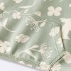 Baby Girls' Modal French Terry Bunny Top & Bottom Set - Cloud Island™ Green - 3 of 4